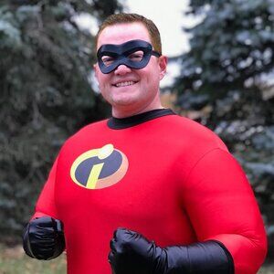 The Incredibles Adult Costume - Mr. Incredible - Halloween